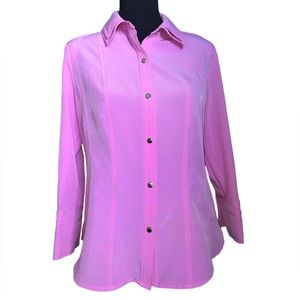 Kathy Che Pink Button Down Blouse🦎🌵